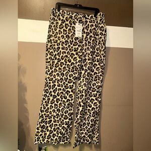 ‼️SALE‼️ Zara Animal Print wide leg Trousers